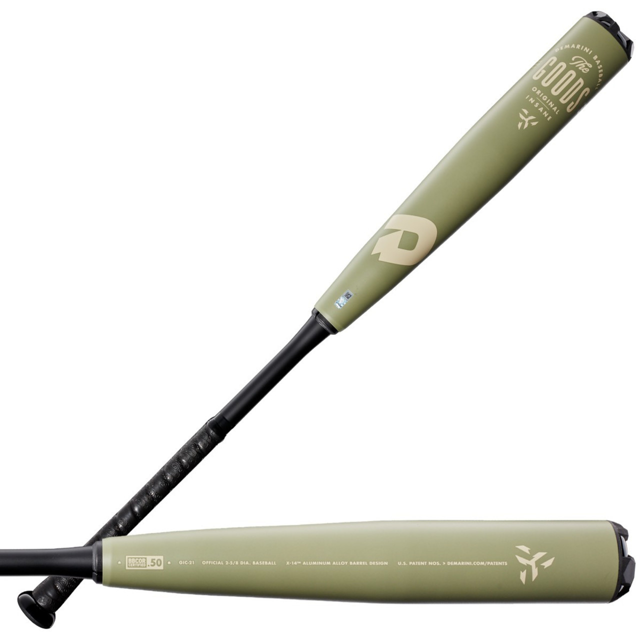2021 Demarini The Goods -3 BBCOR Baseball Bat -Wilson Shop 440d6373e3953f390b7e58e9a9a50664b2502b70 WTDXGIC21 8 DM BBCOR The Goods 3 Olive BL Tan 52094.1598455970