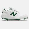 New Balance – White/Green Low-Cut L3000v5 Metal Spikes (L3000OA5)