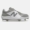 New Balance – Grey/White Low-Cut L3000v5 Metal Spikes (L3000TG5)