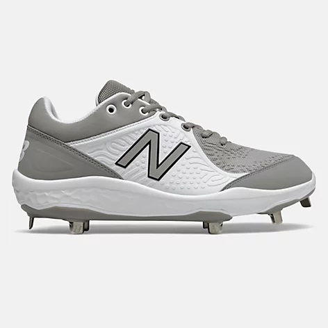 New Balance – Grey/White Low-Cut L3000v5 Metal Spikes (L3000TG5) New Balance – Grey/White Low-Cut L3000v5 Metal Spikes (L3000TG5) -Wilson Shop L3000TG5 1