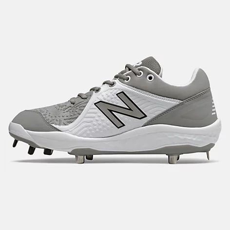 New Balance – Grey/White Low-Cut L3000v5 Metal Spikes (L3000TG5) New Balance – Grey/White Low-Cut L3000v5 Metal Spikes (L3000TG5) -Wilson Shop L3000TG5 3