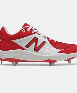 New Balance – Red/White Low-Cut L3000v5 Metal Spikes (L3000TR5)