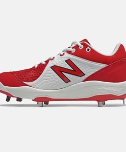 New Balance – Red/White Low-Cut L3000v5 Metal Spikes (L3000TR5) -Wilson Shop L3000TR5 3