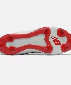New Balance – Red/White Low-Cut L3000v5 Metal Spikes (L3000TR5) -Wilson Shop L3000TR5 4