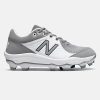 New Balance – Men’s Grey/White 3000v5 Fresh Foam Molded Cleat (PL3000G5)