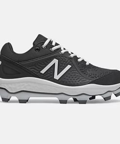 New Balance – Men’s Black/White 3000v5 Fresh Foam Molded Cleat (PL3000K5)