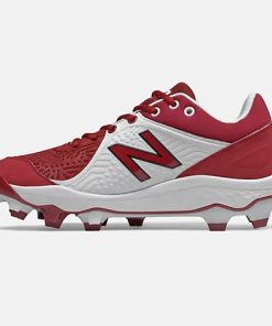 New Balance – Men’s Maroon/White 3000v5 Fresh Foam Molded Cleat (PL3000M5) -Wilson Shop PL3000M5 3