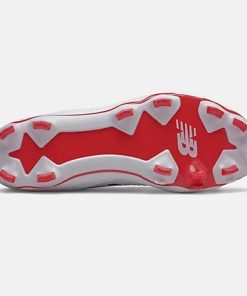 New Balance – Men’s Red/White 3000v5 Fresh Foam Molded Cleat (PL3000R5) -Wilson Shop PL3000R5 4