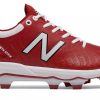 New Balance 4040v5 Adult Molded Cleats – Maroon/White (PL4040M5)