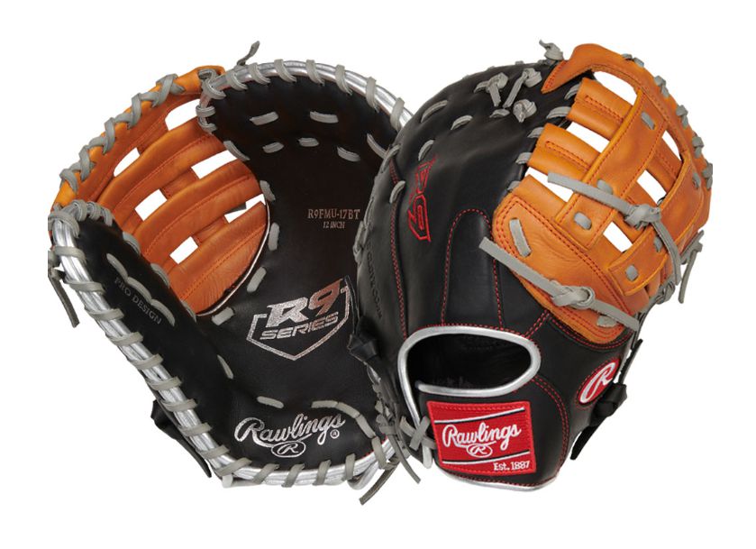 Rawlings R9 ContoUR 12″ First Base Mitt Rawlings R9 ContoUR 12″ First Base Mitt -Wilson Shop R9FMU 17BT 1