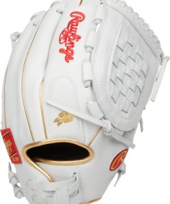 Rawlings Liberty Advanced 12.5″ Fastpitch Glove – White/Gold (RLA125KRG) -Wilson Shop RLA125KRG 2