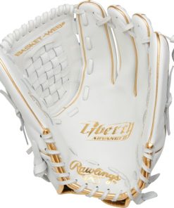 Rawlings Liberty Advanced 12.5″ Fastpitch Glove – White/Gold (RLA125KRG) -Wilson Shop RLA125KRG 3