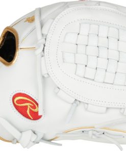 Rawlings Liberty Advanced 12.5″ Fastpitch Glove – White/Gold (RLA125KRG) -Wilson Shop RLA125KRG 4