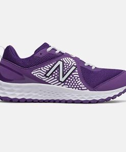 New Balance – Men’s White/Purple 3000v5 Fresh Foam Men’s Turf (T3000WP5)