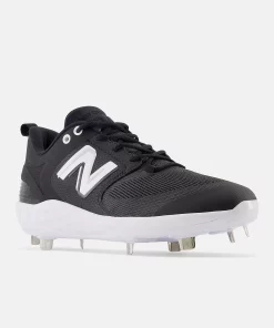 New Balance Black/White L3000v6 Metal Spikes -Wilson Shop l3000bk6 2
