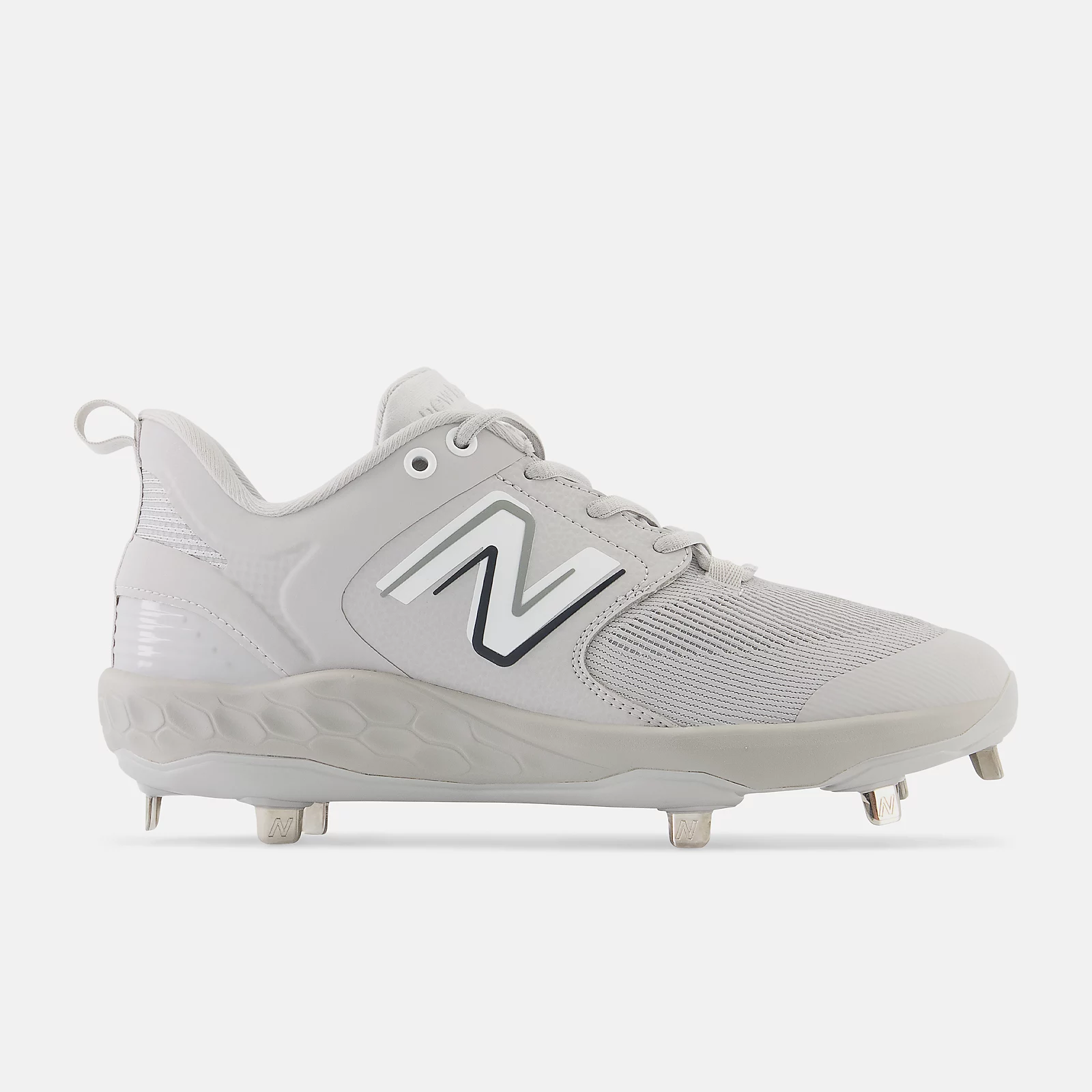 New Balance Grey/White L3000v6 Metal Spikes New Balance Grey/White L3000v6 Metal Spikes -Wilson Shop l3000tg6 1