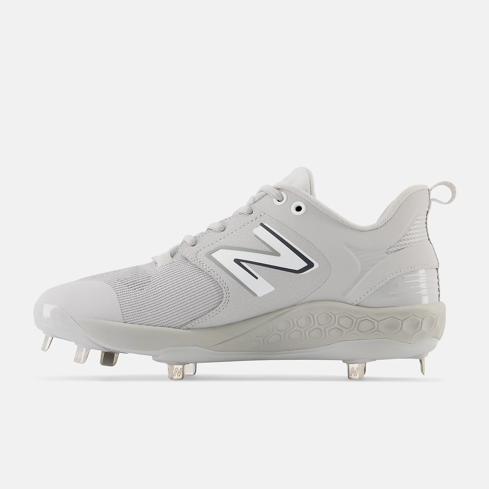 New Balance Grey/White L3000v6 Metal Spikes New Balance Grey/White L3000v6 Metal Spikes -Wilson Shop l3000tg6 3