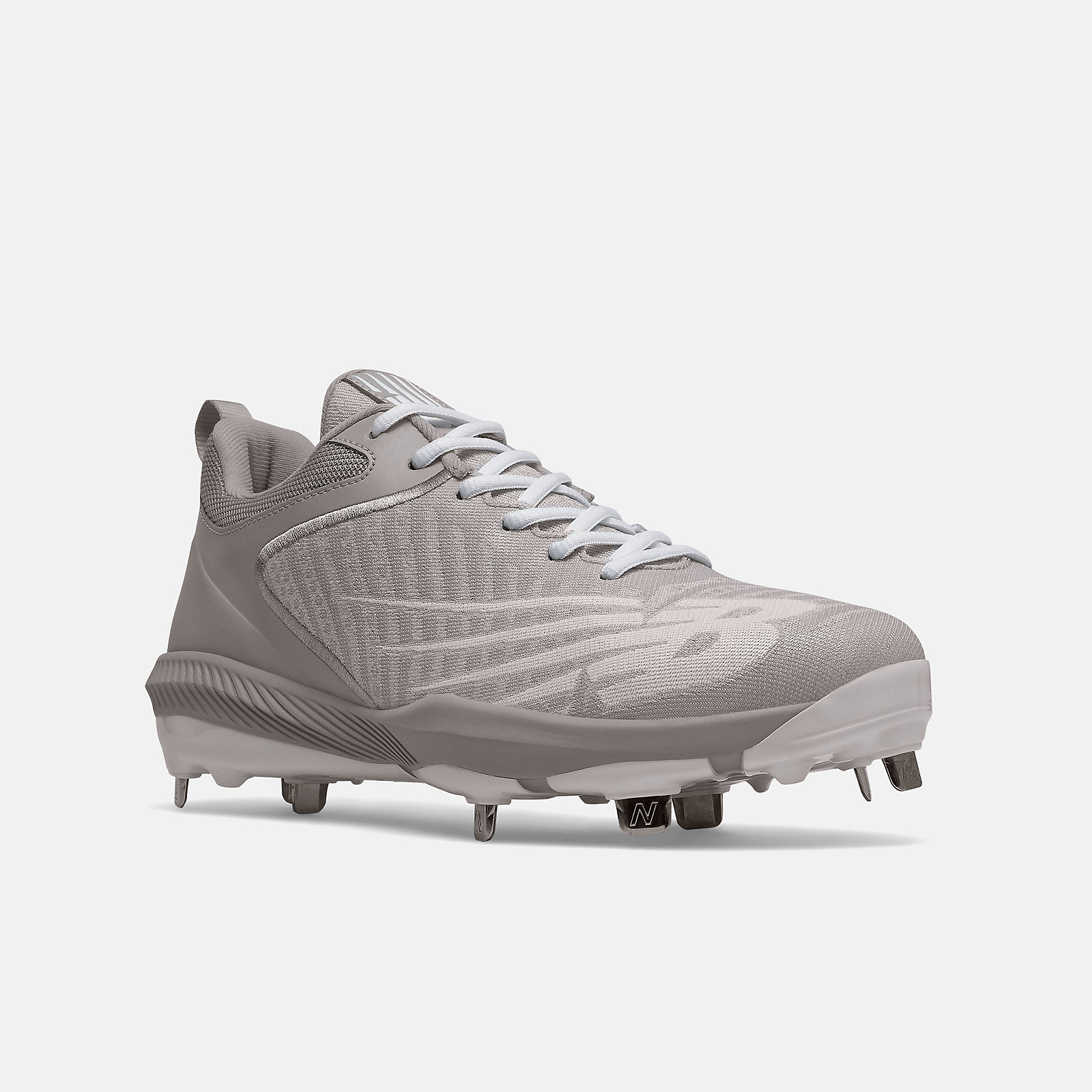 New Balance – Grey/White FuelCell 4040v6 Metal Spikes (L4040TG6) New Balance – Grey/White FuelCell 4040v6 Metal Spikes (L4040TG6) -Wilson Shop l4040tg6 4