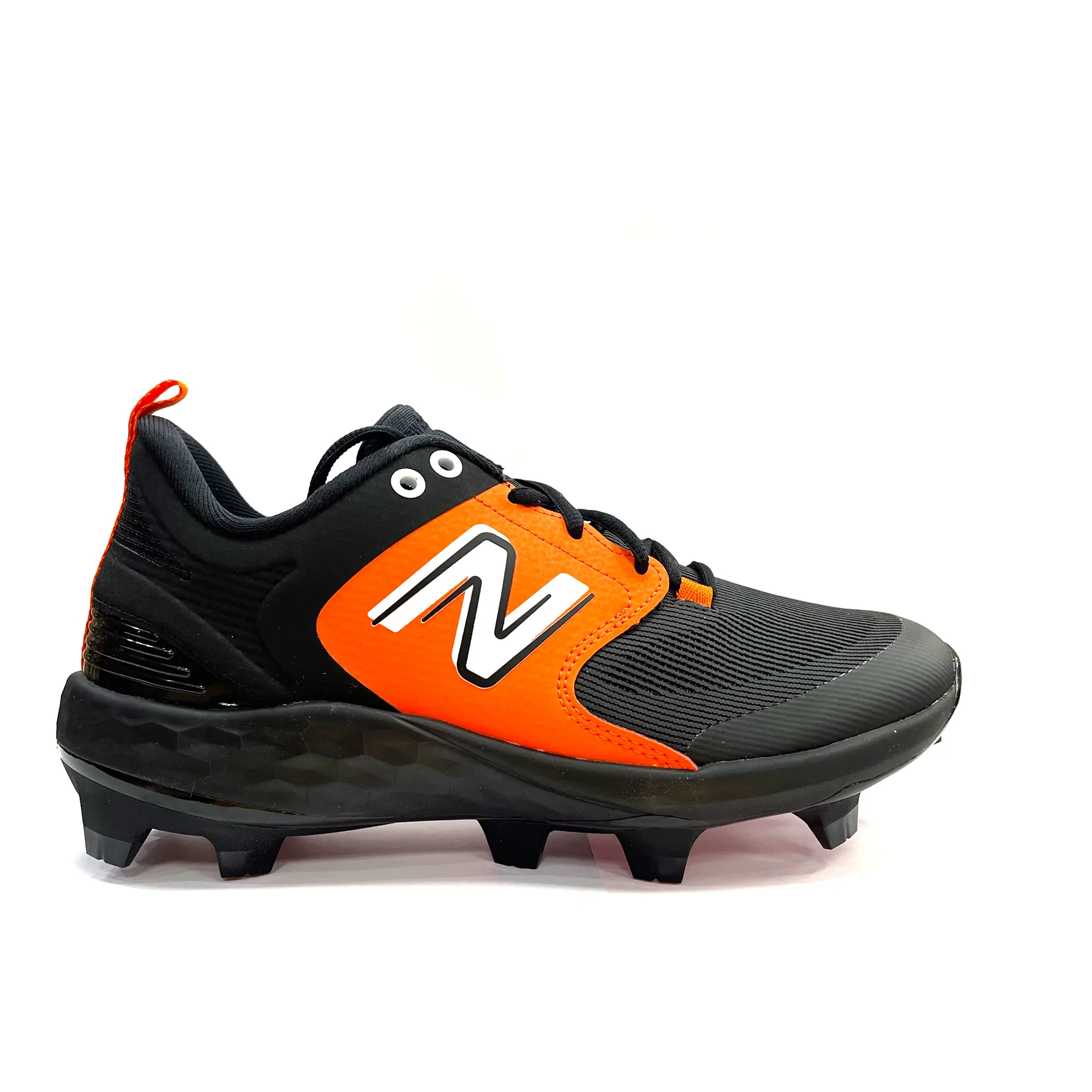 New Balance Black/Orange PL3000v6 Molded Cleats New Balance Black/Orange PL3000v6 Molded Cleats -Wilson Shop pl3000O6 2