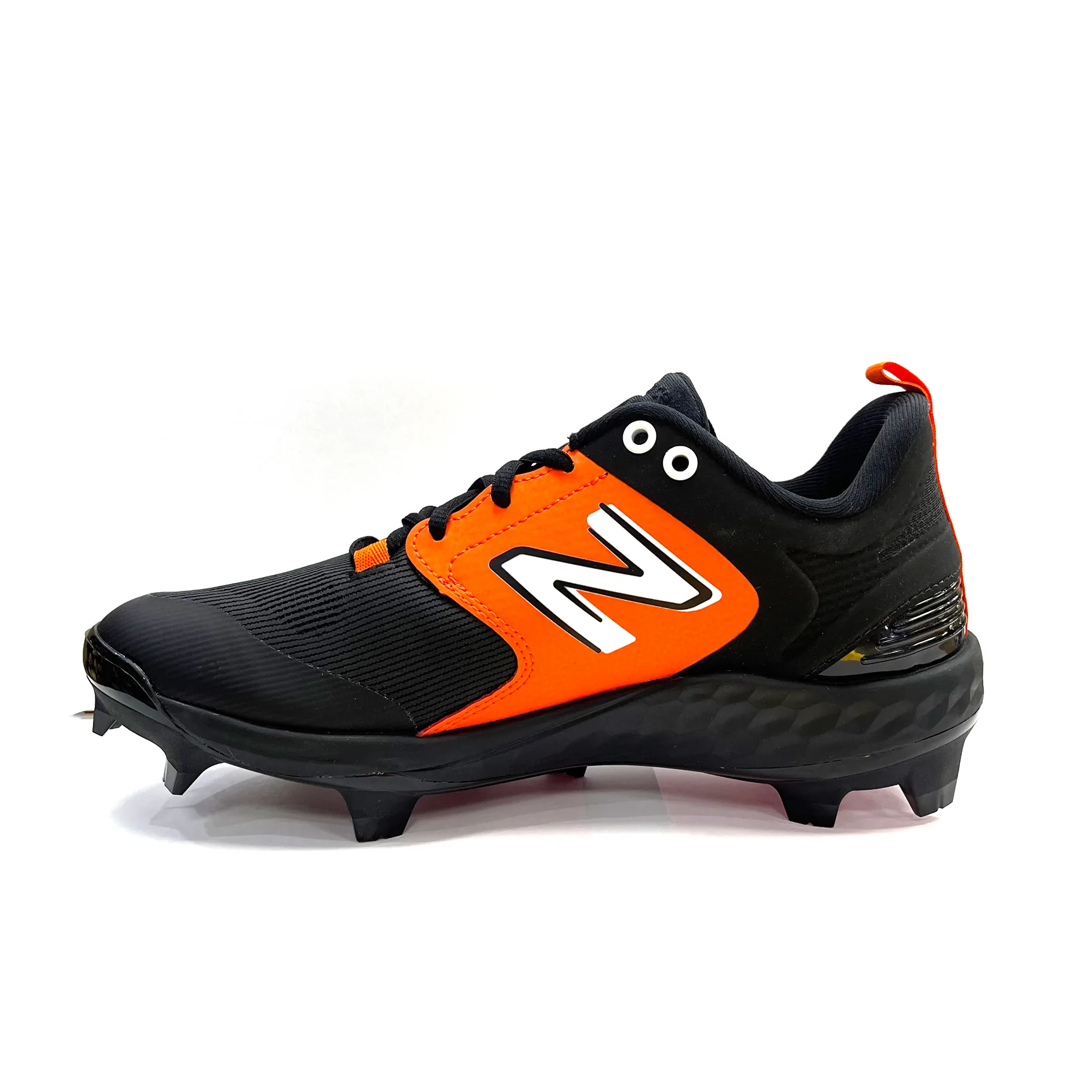 New Balance Black/Orange PL3000v6 Molded Cleats New Balance Black/Orange PL3000v6 Molded Cleats -Wilson Shop pl3000O6 3