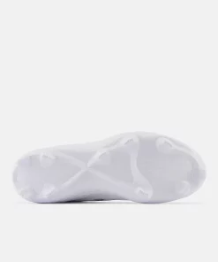 New Balance White PL3000v6 Molded Cleats -Wilson Shop pl3000w6 5 1