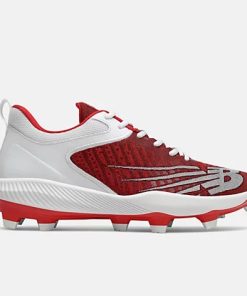 New Balance – Red/White FuelCell 4040v6 Molded Cleats (PL4040R6)