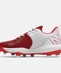 New Balance – Red/White FuelCell 4040v6 Molded Cleats (PL4040R6) -Wilson Shop pl4040r6 3