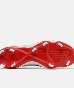 New Balance – Red/White FuelCell 4040v6 Molded Cleats (PL4040R6) -Wilson Shop pl4040r6 5