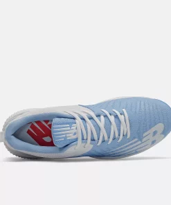 New Balance – C. Blue/White FuelCell 4040v6 Molded Cleats (PL4040S6) -Wilson Shop pl4040s6 4
