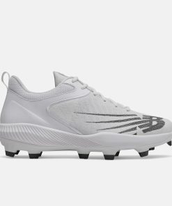 New Balance – White FuelCell 4040v6 Molded Cleats (PL4040W6)