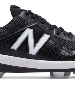 New Balance – Black/White Junior Low Rubber Baseball Cleats (J4040BK4)