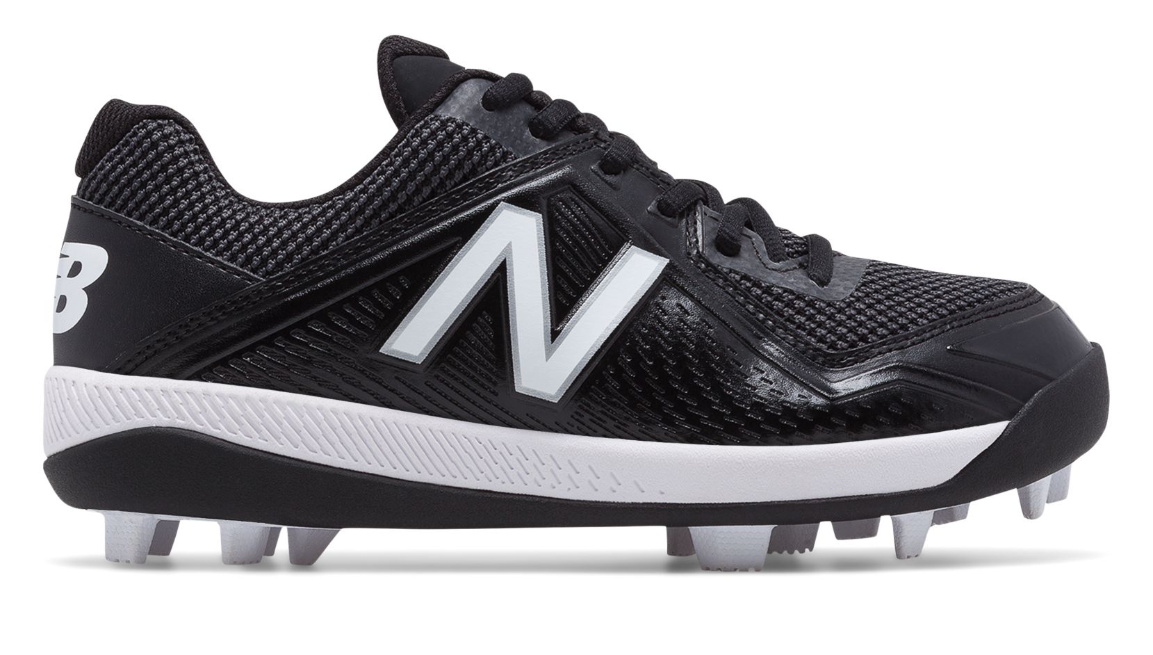 New Balance – Black/White Junior Low Rubber Baseball Cleats (J4040BK4) New Balance – Black/White Junior Low Rubber Baseball Cleats (J4040BK4) -Wilson Shop products j4040bk4 1