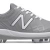 New Balance 4040v5 Youth Molded Cleats – Grey/White (J4040TG5)