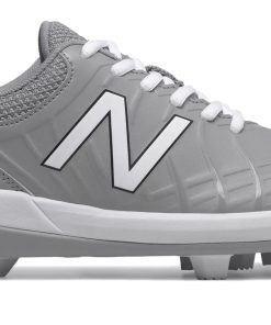 New Balance 4040v5 Youth Molded Cleats – Grey/White (J4040TG5)