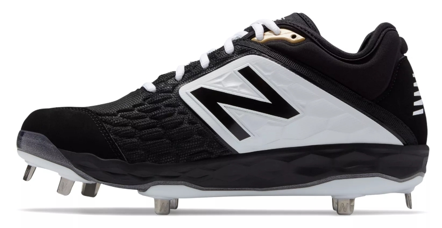 New Balance – Black/White Low-Cut L3000v4 Metal Spikes (L3000BK4) New Balance – Black/White Low-Cut L3000v4 Metal Spikes (L3000BK4) -Wilson Shop products l3000bk4 2