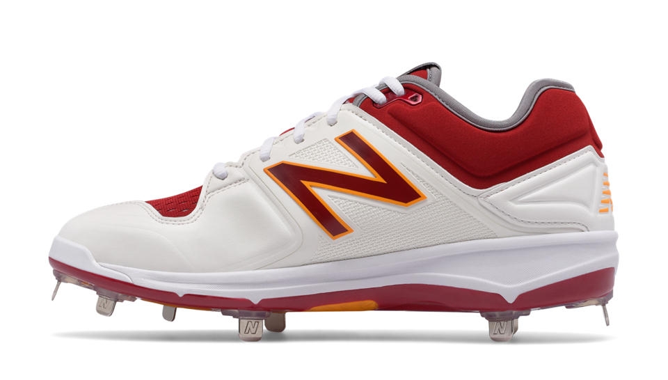 New Balance – Coumarin Pack Spikes – White/Burgundy/Gold (L3000MW3) New Balance – Coumarin Pack Spikes – White/Burgundy/Gold (L3000MW3) -Wilson Shop products l3000mw3 2