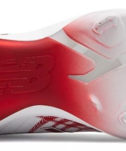 New Balance – White/Red Hero 4040v5 Metal Spikes (L4040AS5) -Wilson Shop products l4040as5 4