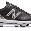 New Balance 4040v5 Adult Molded Cleats – Black/White (PL4040E5)