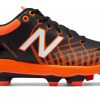 New Balance 4040v5 Adult Molded Cleats – Orange/White (PL4040O5)