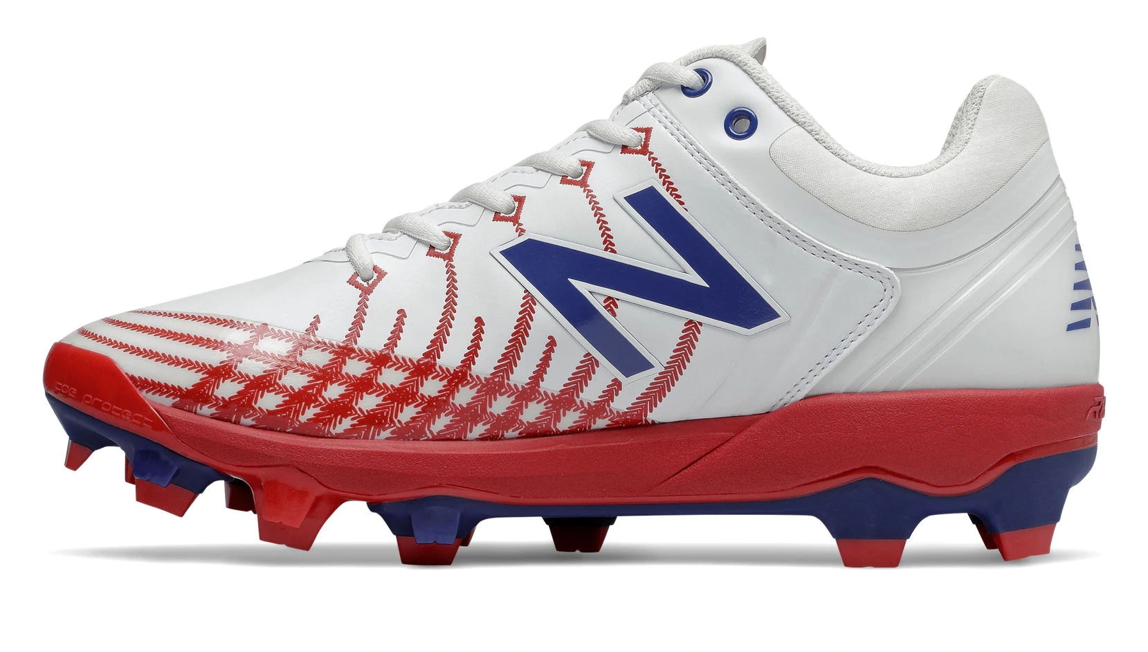 New Balance 4040v5 Adult Molded Cleats – Red/White/Blue (PL4040PR) New Balance 4040v5 Adult Molded Cleats – Red/White/Blue (PL4040PR) -Wilson Shop products pl4040pr 2