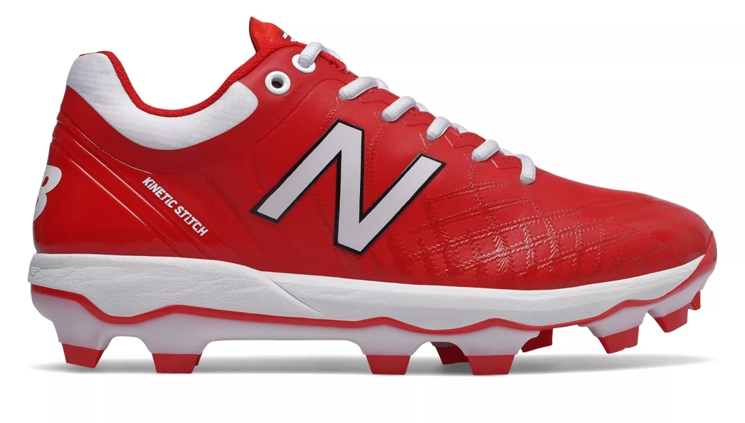 New Balance 4040v5 Adult Molded Cleats – Red/White (PL4040R5) New Balance 4040v5 Adult Molded Cleats – Red/White (PL4040R5) -Wilson Shop products pl4040r5 1
