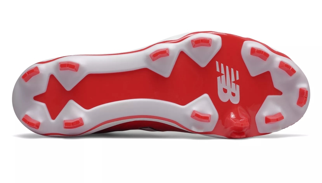 New Balance 4040v5 Adult Molded Cleats – Red/White (PL4040R5) New Balance 4040v5 Adult Molded Cleats – Red/White (PL4040R5) -Wilson Shop products pl4040r5 4