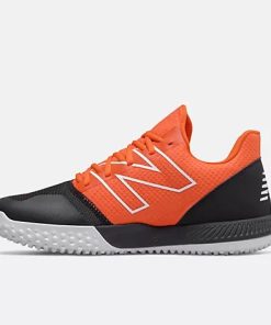 New Balance Black/Orange FuelCell 4040v6 Turf Shoes -Wilson Shop t4040bo6 3